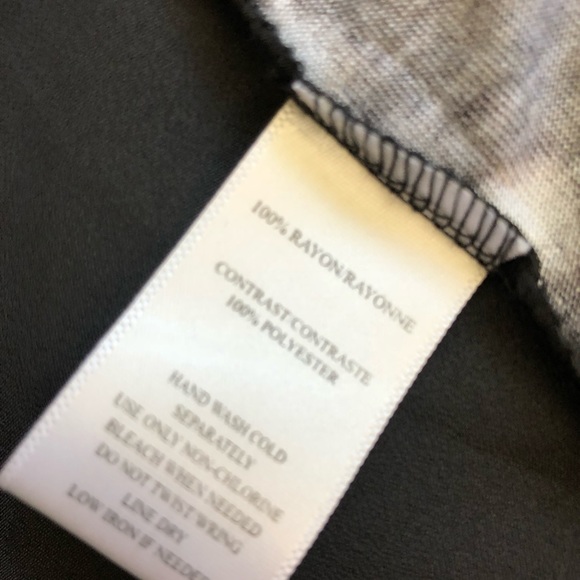 Silence & Noise Black Asymmetrical Tank - Picture 7 of 7